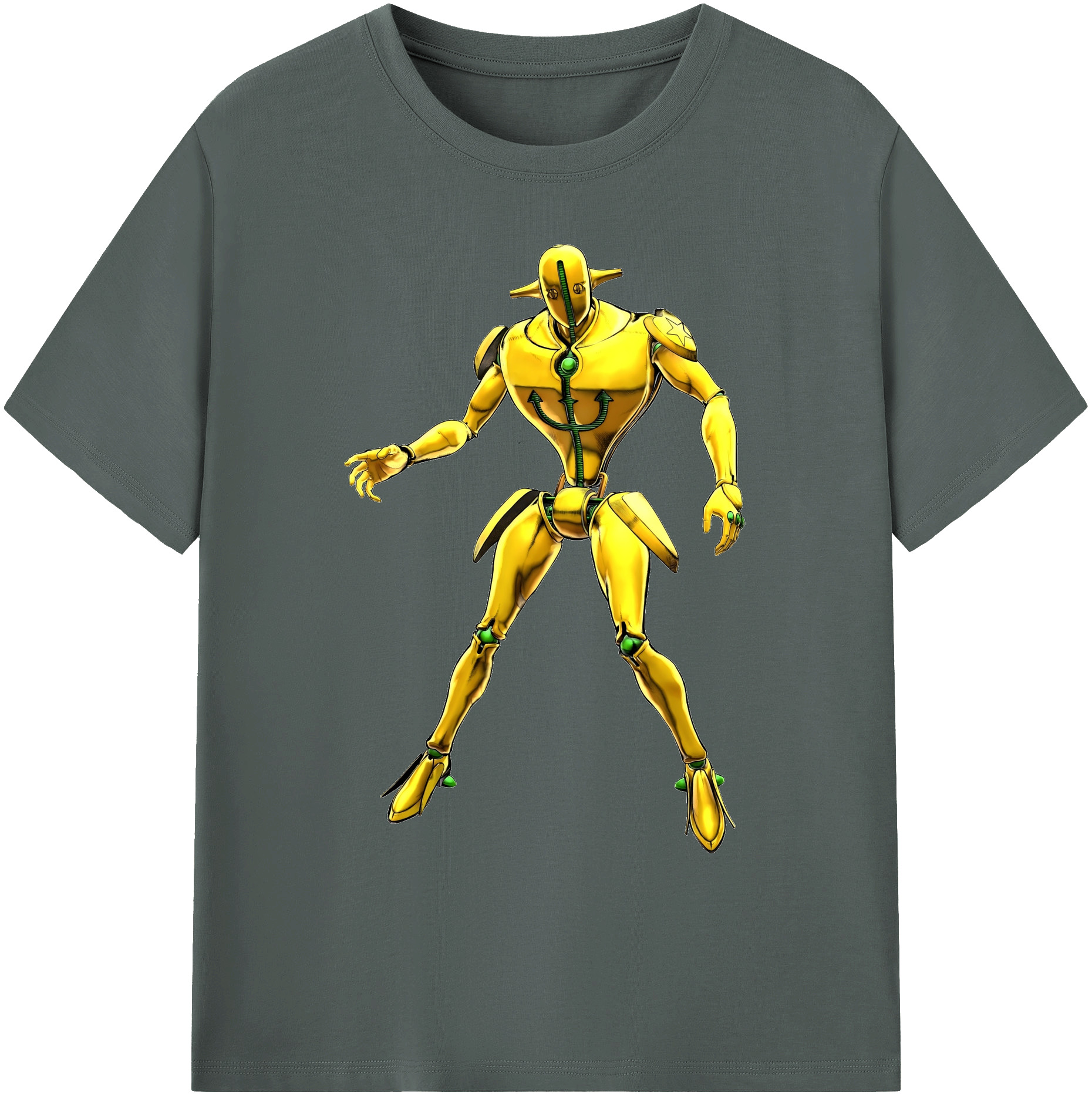 （画像用） ジョジョの奇妙な冒険 JoJo's Bizarre Adventure 綿100％ メンズ半袖Tシャツ｜肌触りやわらか＆通気性